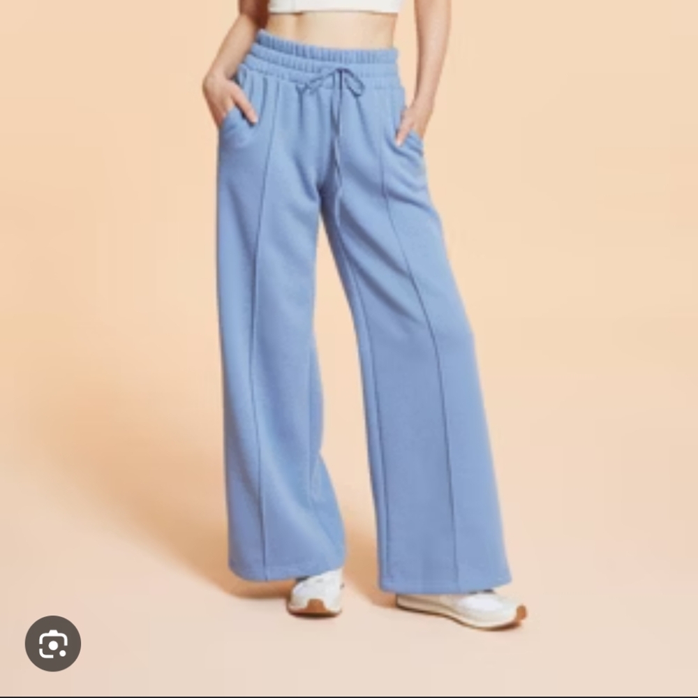 Blogilates x Target Travel Trouser Sweats In Steel Blue, Size 1X, NWT